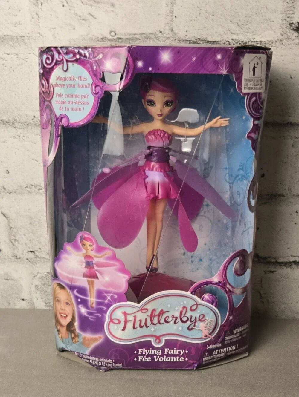 Flutterbye Flying Fairy Doll NIB Interactive Hover Fairy Spin Master